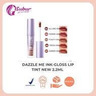 DAZZLE ME Ink-Gloss Lip Gloss Tinted Stain Tint Watery Ink Gel Moist Hydrating Glossy