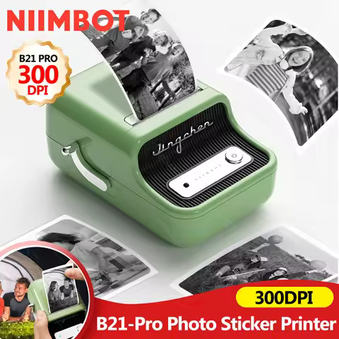300dpi Niimbot B21 Pro Label Printer Wireless Bluetooth Photo Printer 20-50mm Print Width for Pictur