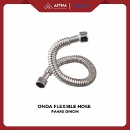 ONDA FLEXIBLE HOSE 50 CM 1/2 X 1/2 HOT COLD HOSE