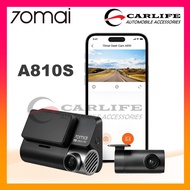 70mai A810S True 4K UHD Dual Recording Dash Cam