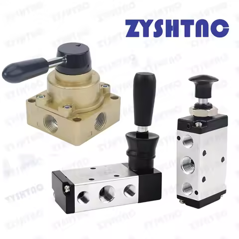 HV-02 03 04 HV200B Pneumatic Switch Manual Valve Hand Wrench Control Pneumatic Control Valve 5/2 Way