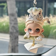 Official Pop Mart Car Hanging Cute Zsiga Car Hanging Ornament Rearview rror Peace Pendant Gift Decor