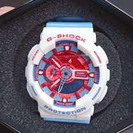 207-盒裝G-SHOCK GA-110AC白藍紅鋼彈配色 卡西歐 手錶