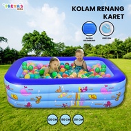 FR-M327 Mainan Anak Kolam Renang Karet Ocean Dasar Gelembung / Kolam Renang Keluarga Baby Bathtub Ko