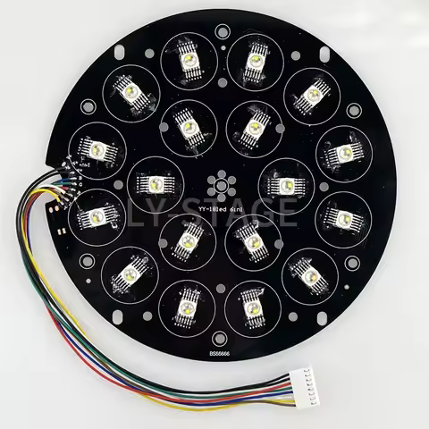 194MM 18x18w Led Par Light RGBWA UV 6in1 DIY Accessories 18x18W Led Light