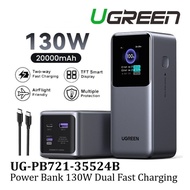 UGREEN UG-PB721-35524B POWER BANK 130W 20000MAH PD3.1 SUPER FAST CHARGING DIGITAL DISPLAY - POWERBAN
