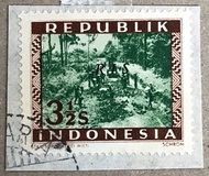 PW739-PERANGKO PRANGKO INDONESIA WINA REPUBLIK ,RIS(H), USED