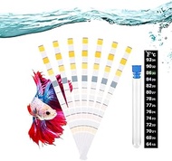 8 in 1 Aquarium Test Kit Fish Tank Test Strips Accurate Water Quality Testing Strips for Ammonia PH