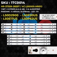 Backlight TV TCL 50 Inch L50P62US L50P20US L50D2900 L50E17US HR-37309-28597 / 4C-LB5005-HR01J