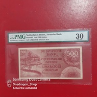 uang kuno 500 gulden netherlands indies 1946 pmg 30
