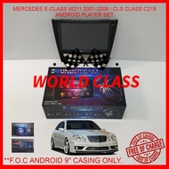 MERCEDES E-CLASS W211 01-08/CLS CLASS C219 SOUNDSTREAM 9" IPS ANDROID PLAYER+CANBUS (F.O.C ANDROID C