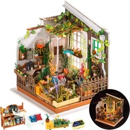 Rolife DIY Miniature House Kit Miller's Garden, Tiny House Kit for Adults to Build, Mini House Makin