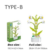 [PL] Building Blocks Bricks Flower Pot Flower Building Blocks Toys