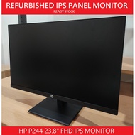 HP P244 23.8" FHD IPS Monitor [Refurbished] Grade A