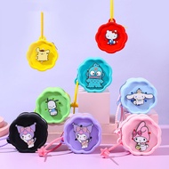 ⚡ กระเป๋าใส่เหรียญซิลิโคน ลายการ์ตูน งานสวย ก้นหนา สามารถใส่เคส Air pod และ ตลับคอนแทคเลนส์ได้ ขนาดป