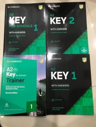 Bộ KET 2020 4 quyển - A2 Key Trainer A2 Key School