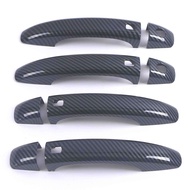 Suitable for Audi A1 A4 A4L A5 S4 S5 Q3 Q5 B8 Door Handle Carbon Fiber Pattern Outside Door Handle S
