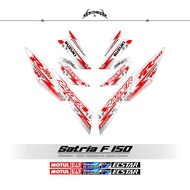 Satria INJECTION STRIPING 150 MOTIF 5 / F150 / SATRIA F 150 / 2016-2022 / STICKER / STRIPING / SATRI