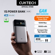【3C  Certification】CUKTECH Pioneering GaN Power Bank  100W Max 15000mAh Xiaomi 90W Max Samsung 45W i