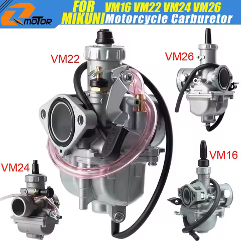 Motorcycle Carburetor 19mm 26mm 28mm 30mm Carb For Mikuni VM16 VM22 VM24 VM26 For 110 125 150 160 20