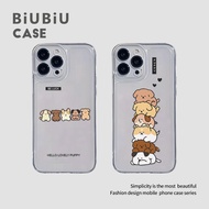 Compatible with iphone 16 Pro Max 15 Casing A bunch of cute puppies 11 12 13 14 Pro 7 8 Plus X XR XS