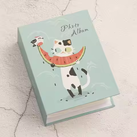 Child PVC 4R Photo Album Multicolor Cartoon Cartoon Photo Albums 100PCS Album Collection