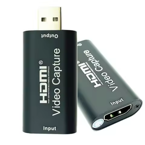 Video Capture Card HDMI Capture Device USB 2.0 Game Capture Live Streaming Grabber Record Box for PC