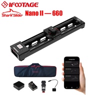 IFOOTAGE Shark Slider Nano II — 660 Mini Motorized Camera Long Version,Aluminum Alloy Dolly Track,Vi