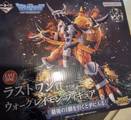 一番賞 中古 數碼暴龍 Digimon WarGreymon Figure (Last One Prize)