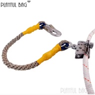 Climbing safety rope grab fall arrestor