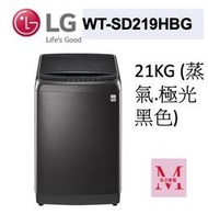 LG WT-SD219HBG 蒸氣直立式直驅變頻洗衣機｜21公斤極光黑色*米之家電*