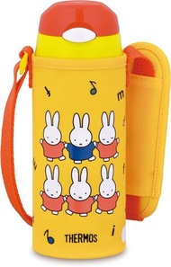 Miffy - 日本Miffy Thermos 保溫瓶 保冷專用 水瓶真空保溫瓶帶吸管400ml 平行進口