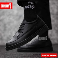 Men's Black Formal Work Shoes Genuine Leather -LOGIC