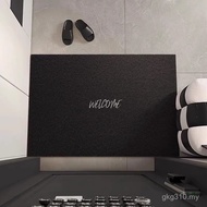 Foyer Mat Silk Circle Floor Mat Cutable Carpet Dirt-Resistant Entrance Entrance Foot Mat Entrance Do