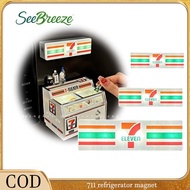 Kawaii 711 Light Box Fridge Magnet ✨ Lampu Magnet 3D Luminous Mini Fridge Sticker Living Room Decor 
