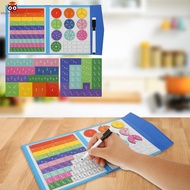 Magnetic Fraction Educational Puzzle Funny Magnetic Fraction Puzzle Paper Magnetic Fraction Tiles an