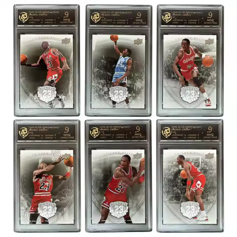 PANINI 2009 Michael Jordan Genuine product Foil Signature Grading Collection Card Brick Basketball b