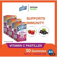 SCOTT S Vitamin C Pastilles Supplement for Children Mixed Berry 100g - 3 Pack