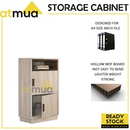 Atmua Furniture Tiso 2 Door Book Cabinet With Door Almari Buku Almari Pakaian Storage Cabinet Booksh