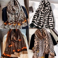 Live Cotton Linen Printed Scarf Women Season Soft Skin-Friendly Bib Outer Shawl 180x75810.27M