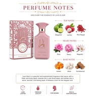 Flash Original Perfume Laya Yara_ Elixir EDP 100ML By Clive Doris Sweet Soft Carmel Scents For Women