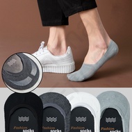 Men's Invisible Low Cut Non-Slip, Loafer Socks, Boat Socks No Show Socks