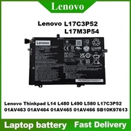 Lenovo L17C3P52 Laptop Battery Thinkpad L480 L490 L580 L14 GEN 1 01AV463 01AV464 L17L3P52 L17M3P54 B
