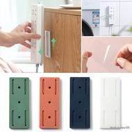 Self Adhesive Power Strip Holder Fixator Power Extension Socket Cord Cable Management Wall Mount Plug Wire Organizer