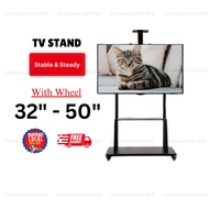 Support 32-50 Inch Screen Movable Vertical TV Stand Adjustable Tv Rack Universal Bracket Removable