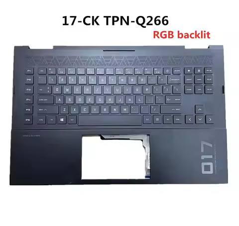 Laptop/Notebook US/RU/FR RGB/Mechanical Backlight Keyboard Shell/Cover For HP WASD 7 8 9 Plus 17-CK 