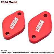 JEGS EGR Stopper EGR Valve Blanking Block Plate TOYOTA HILUX VIGO REVO DMAX TRITON NAVARA RANGER T6