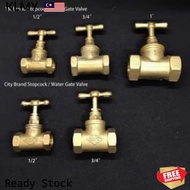 Durable Water Gate Valve TM Brass Stopcock