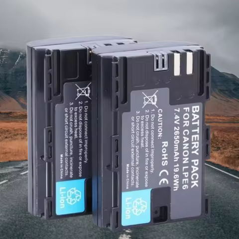 2650mAh LP-E6 LP E6N LP E6 Camera Battery or Charger For Canon EOS R R5 R7 R6 R5C 60Da 60D 70D 80D 9
