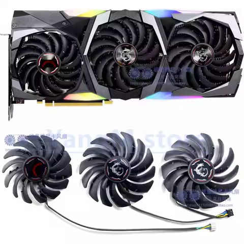 New Cooler Fan Cooling For MSI Geforce RTX 2080 2080Ti 2070 PLD09210B12HH PLD10010B12HH SUPER GAMING